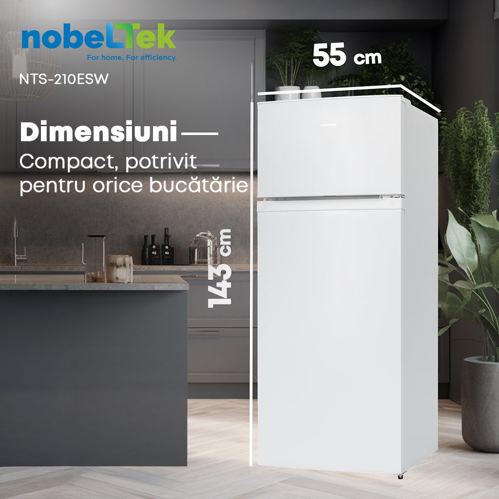 Nobeltek NTS-210ESW – Iluminare și termostat reglabil