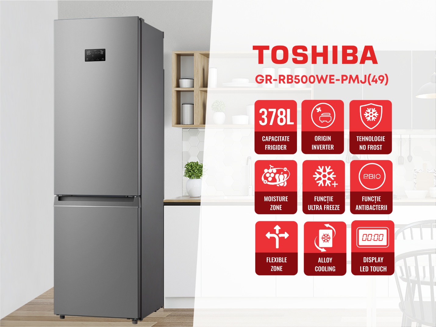 Toshiba GR-RB500WE-PMJ(49) - imagine 01